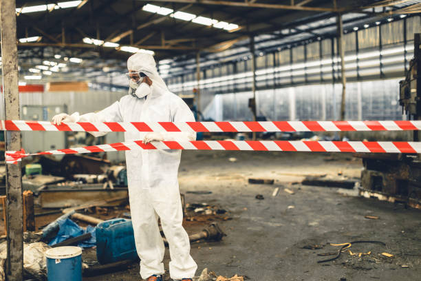 Professional Drug Lab Cleanup technician working in Smithfield, NE